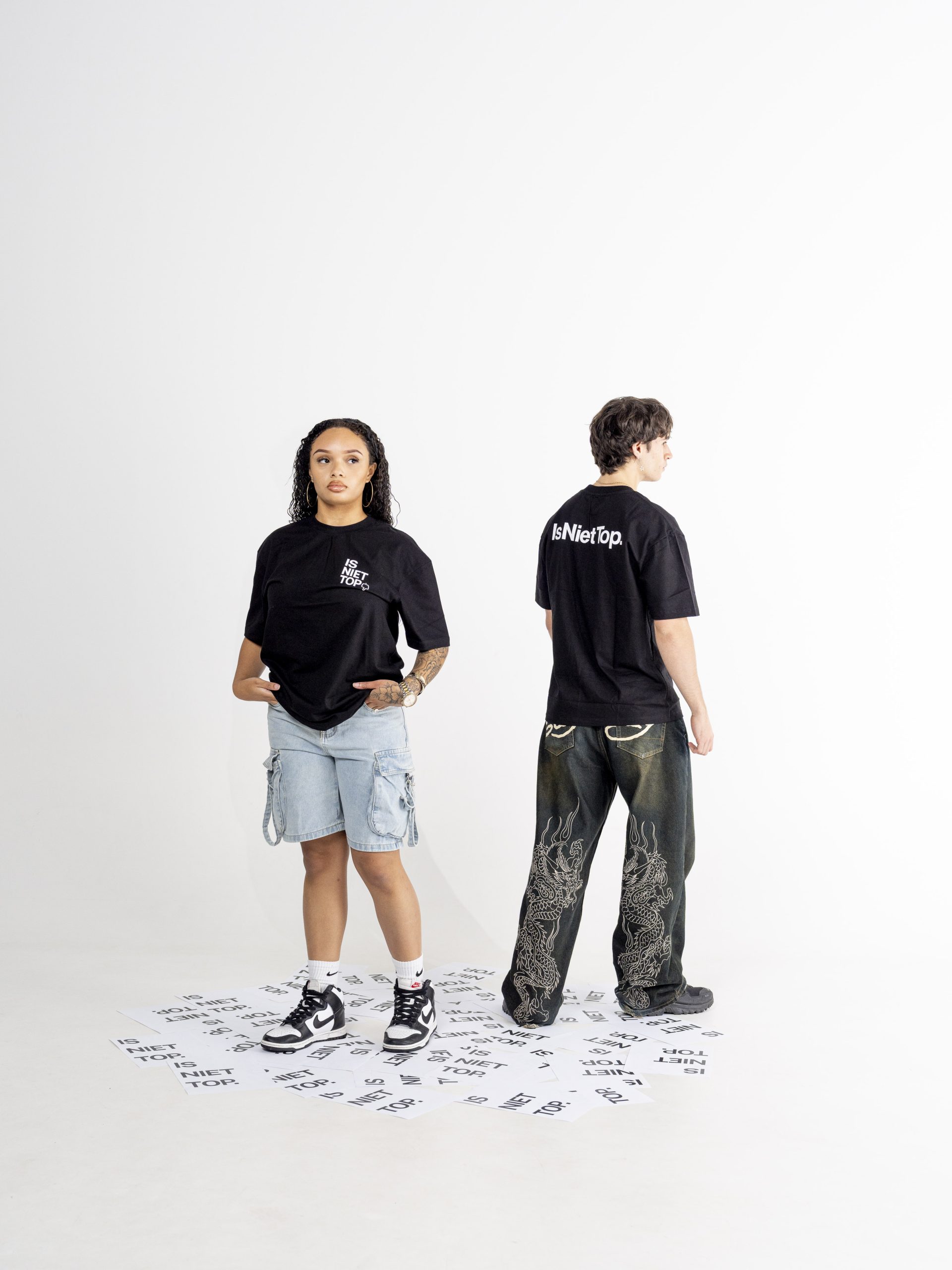 ISNIETTOP T-shirt - Zwart - Afbeelding 3